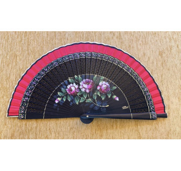 Abanico rosas