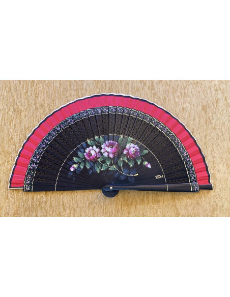 Abanico rosas