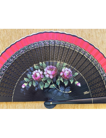 Abanico rosas