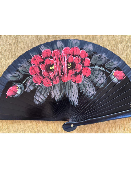 Abanico bolso flores