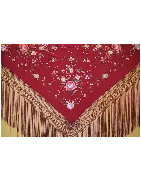 Mantón mano seda 115cm
