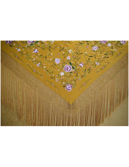 Mantón mano seda 115cm