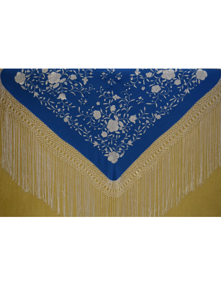 Mantón mano seda 115cm
