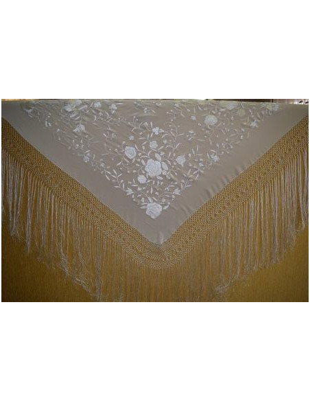 Mantón mano seda 115cm