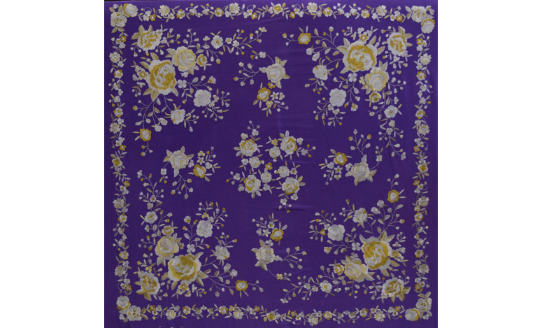 Mantón mano seda 140cm