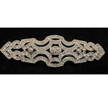 Broche mantilla rodio 2