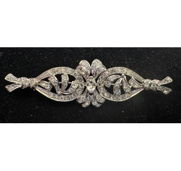 Broche mantilla rodio 2