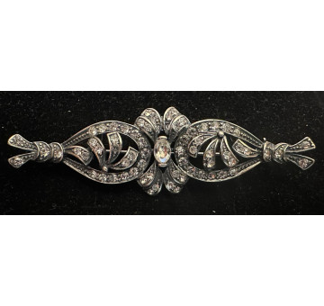 Broche mantilla rodio 2