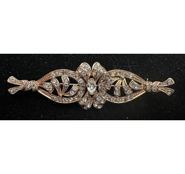 Broche mantilla rodio 2