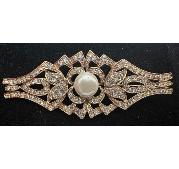 Broche mantilla rodio 2