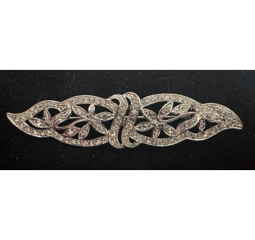 Broche mantilla rodio 2