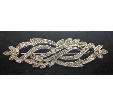 Broche mantilla rodio 2