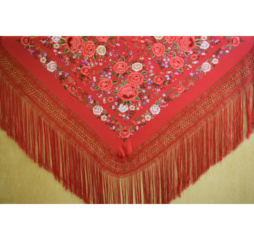Mantón mano seda 140cm