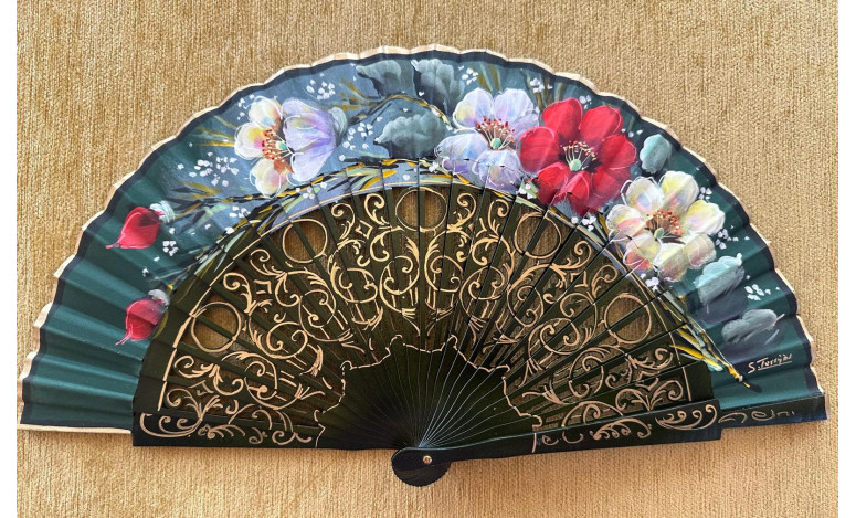 Abanico flores