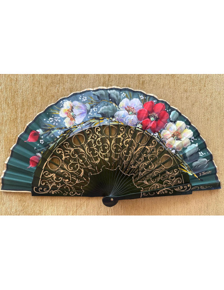 Abanico flores