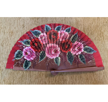 Abanico rosas
