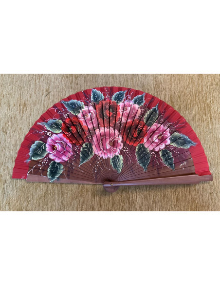 Abanico rosas