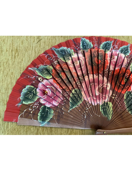 Abanico rosas