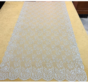 Mantilla máquina color perla 100*220 2