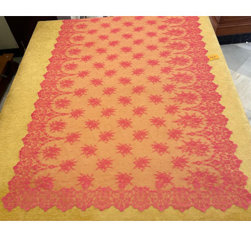 Mantilla máquina 100*220 buganvilla