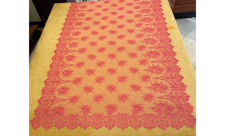 Mantilla máquina 100*220 buganvilla