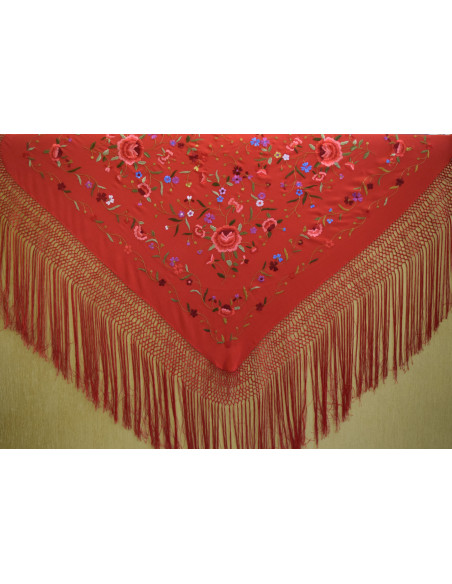 Mantón mano seda 115cm