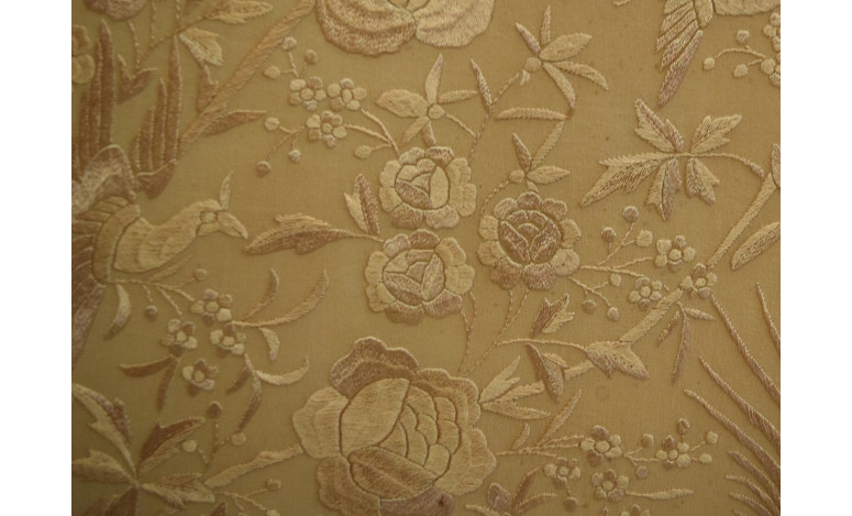 Mantón mano seda 135cm