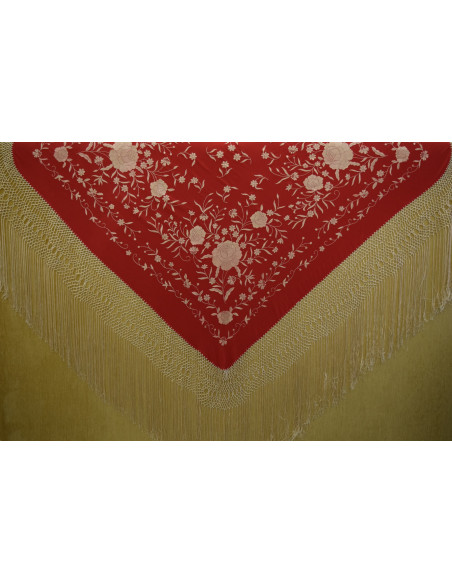 Mantón mano seda 140cm