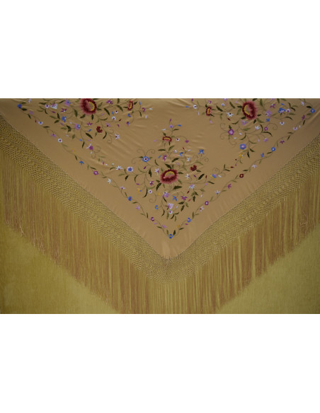 Mantón mano seda 140cm