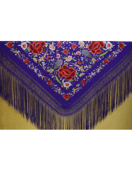 Mantón mano seda 140cm