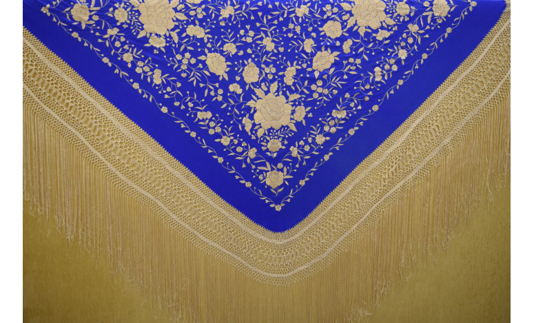 Mantón mano seda 140cm