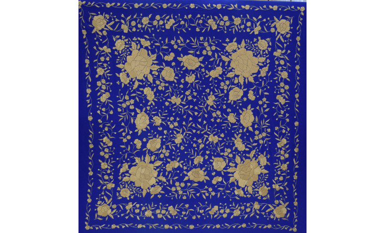 Mantón mano seda 140cm
