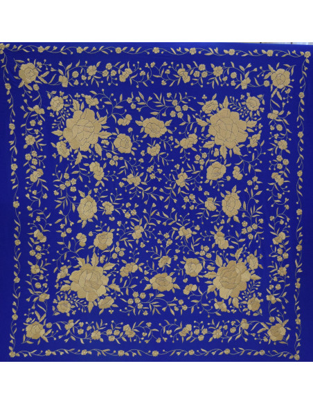 Mantón mano seda 140cm
