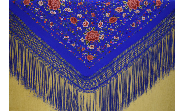 Mantón mano seda 140cm
