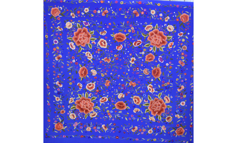 Mantón mano seda 140cm