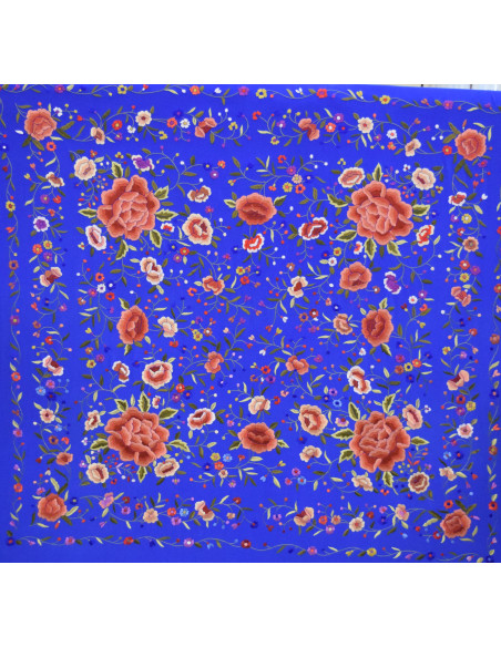 Mantón mano seda 140cm