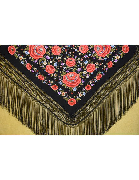 Mantón mano seda 140cm