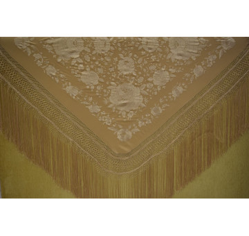 Mantón mano seda 140cm 2