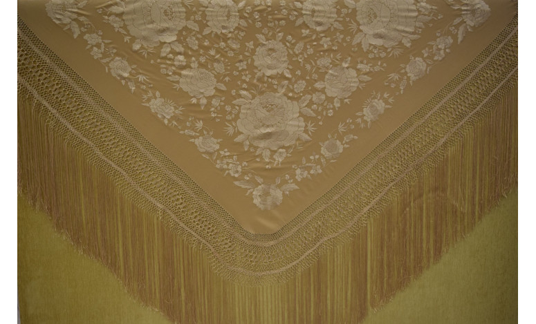 Mantón mano seda 140cm