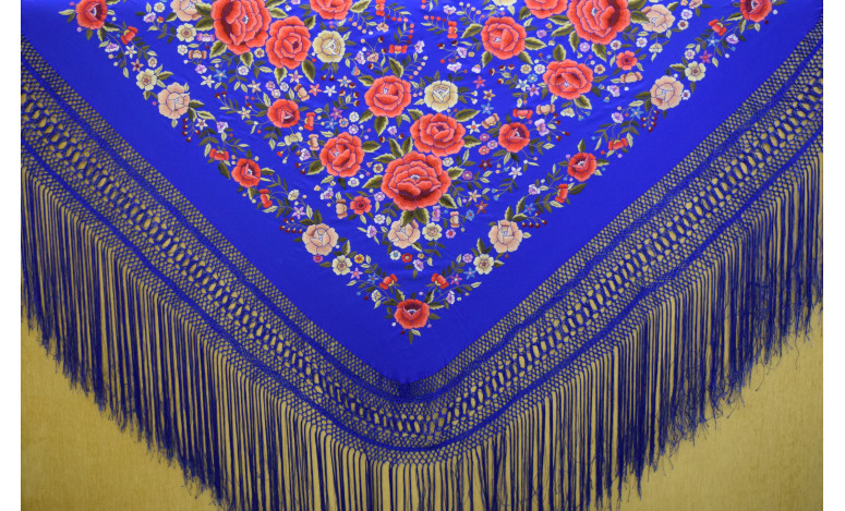 Mantón mano seda 140cm