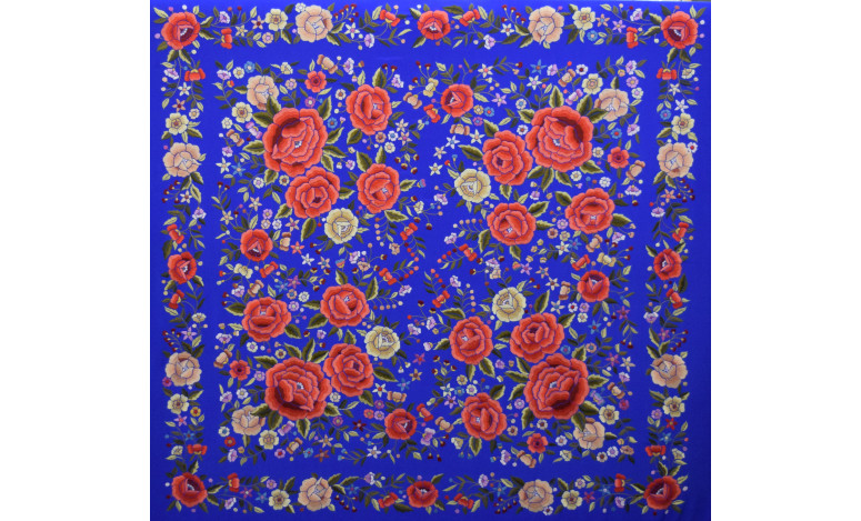 Mantón mano seda 140cm