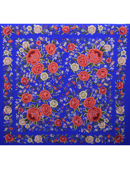 Mantón mano seda 140cm