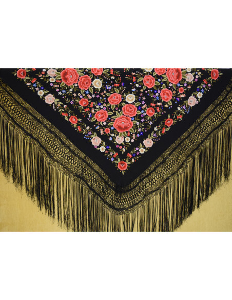 Mantón mano seda 140cm