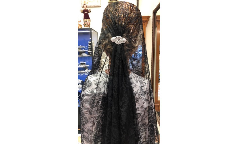 Mantilla máquina 120*240 chantilly