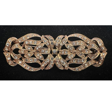 Broche mantilla rodio 2