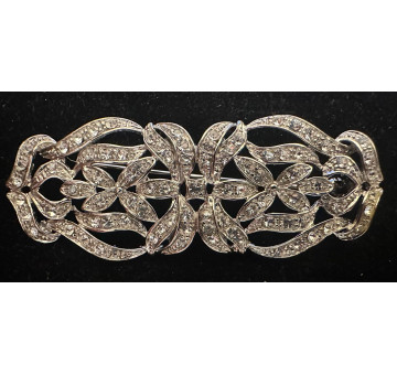 Broche mantilla rodio 2