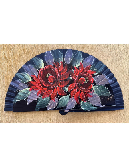Abanico rosas