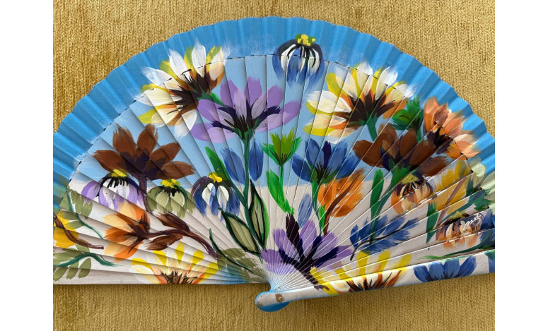 Abanico flores