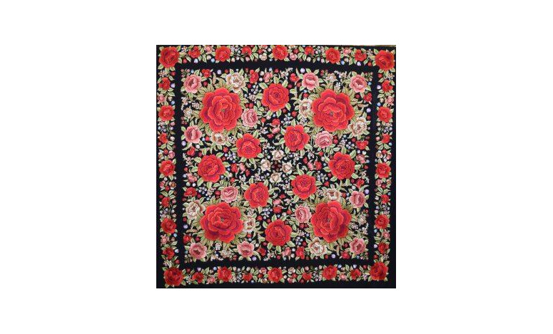Mantón mano seda 140cm