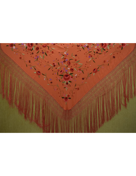 Mantón mano seda 115cm